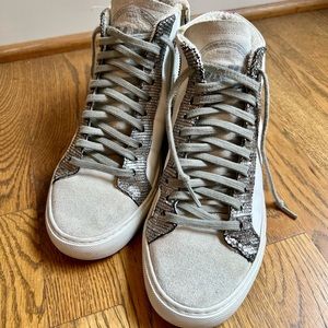 P448 Star Leather High Top Sneaker